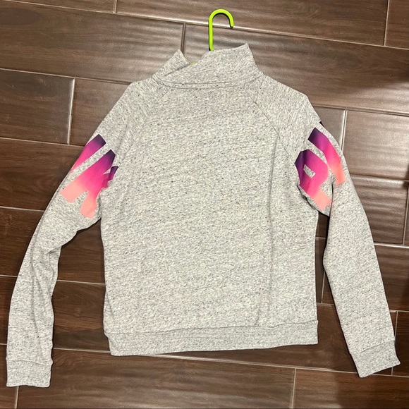 PINK half-zip sweatshirt - Picture 2 of 2